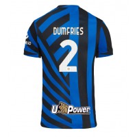 Muški Nogometni Dres Inter Milan Denzel Dumfries #2 Domaci 2024-25 Kratak Rukav